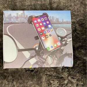 Phone mount for bicycle. 